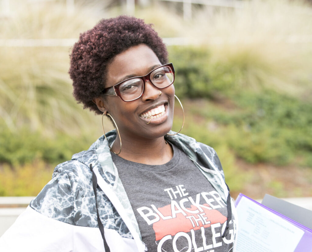 Female identifying HBCU bound student